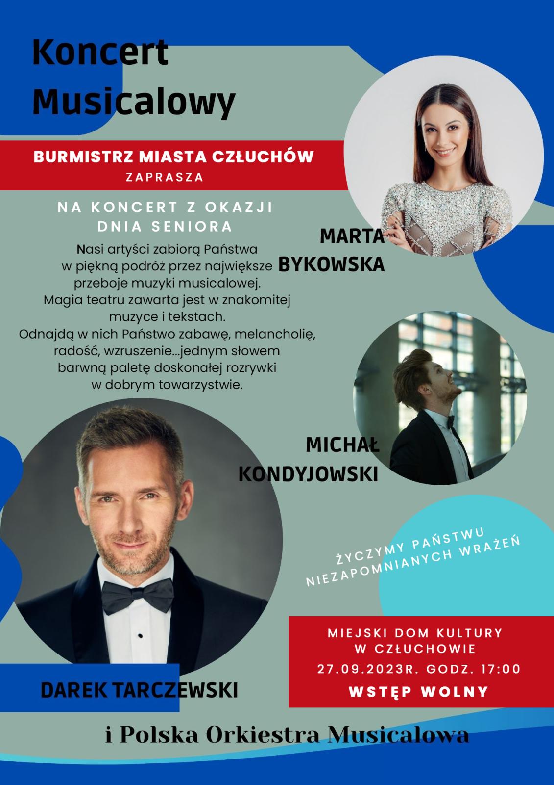 plakat koncert dzień seniora 2023
