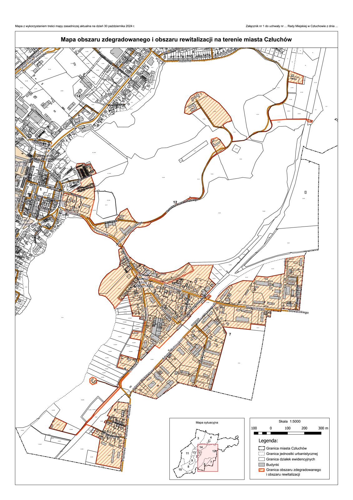 mapa obszaru