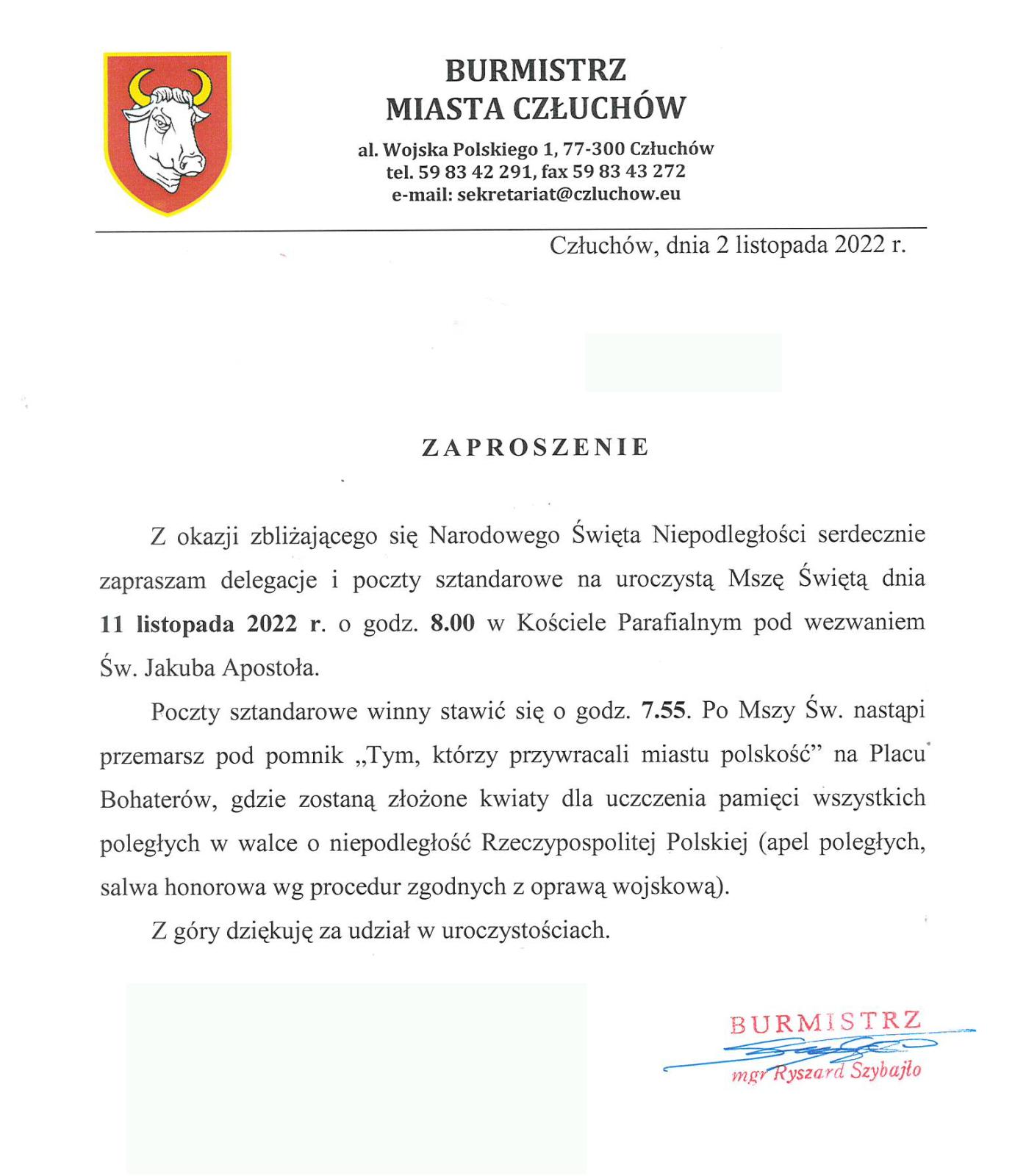 ZAPROSZENIE