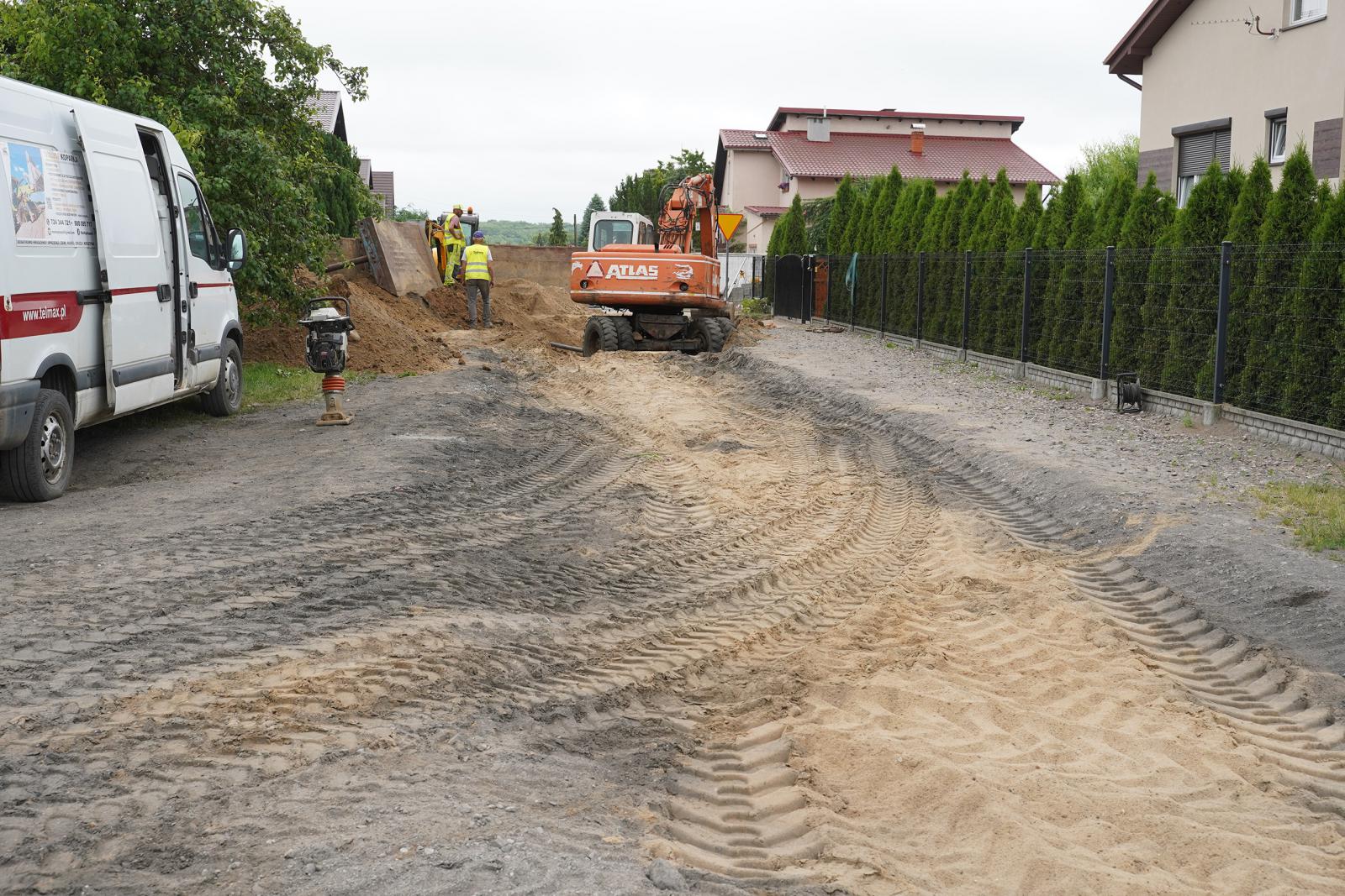 Skrzetuskiego prace budowlane