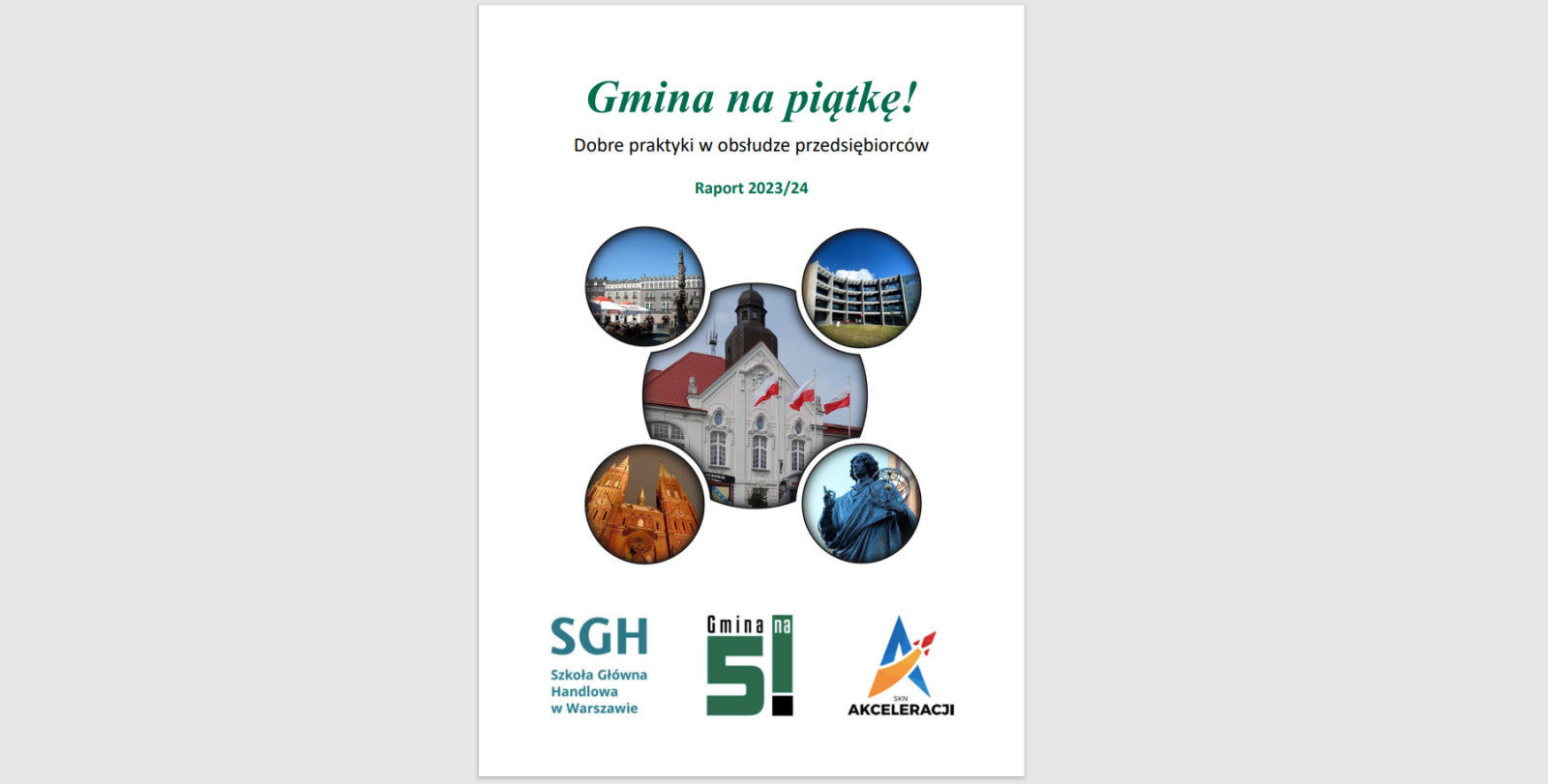 raport "Gmina na 5! 2023/24"