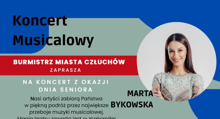 Plakat koncert dzień seniora 2023