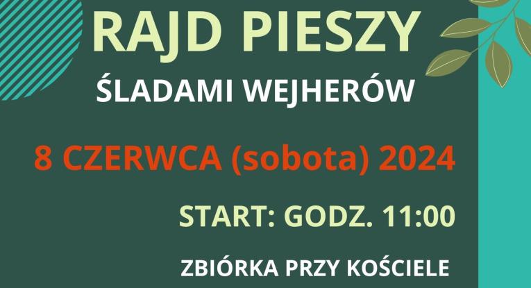 Plakat Rajd Pieszy