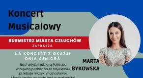 Plakat koncert dzień seniora 2023