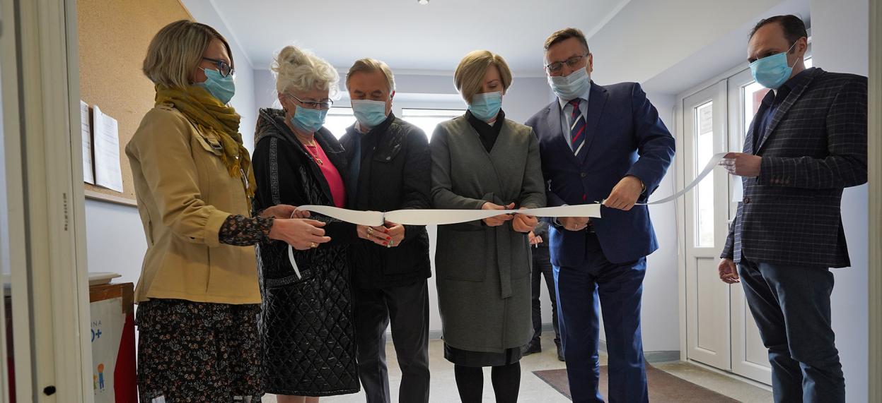 przeciecie wstegi - otwarcie MOPS
