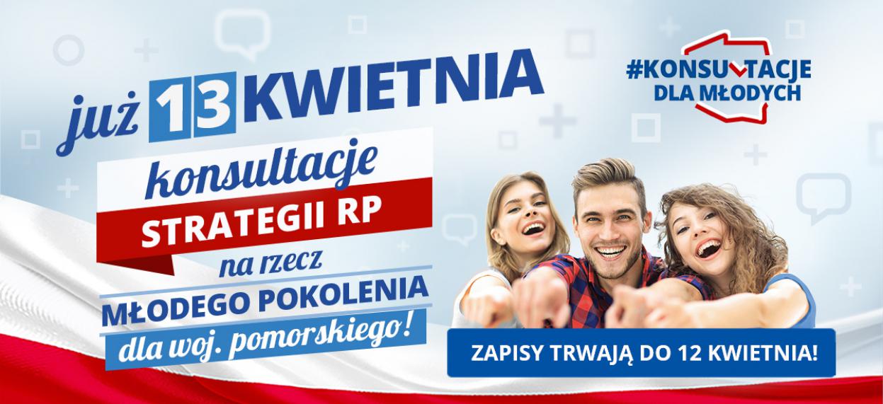 Konsultacje Strategii RP na rzecz Młodego Pokolenia dla województwa pomorskiego