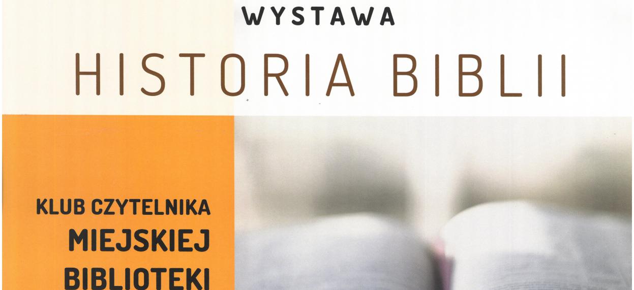 plakat - historia biblii