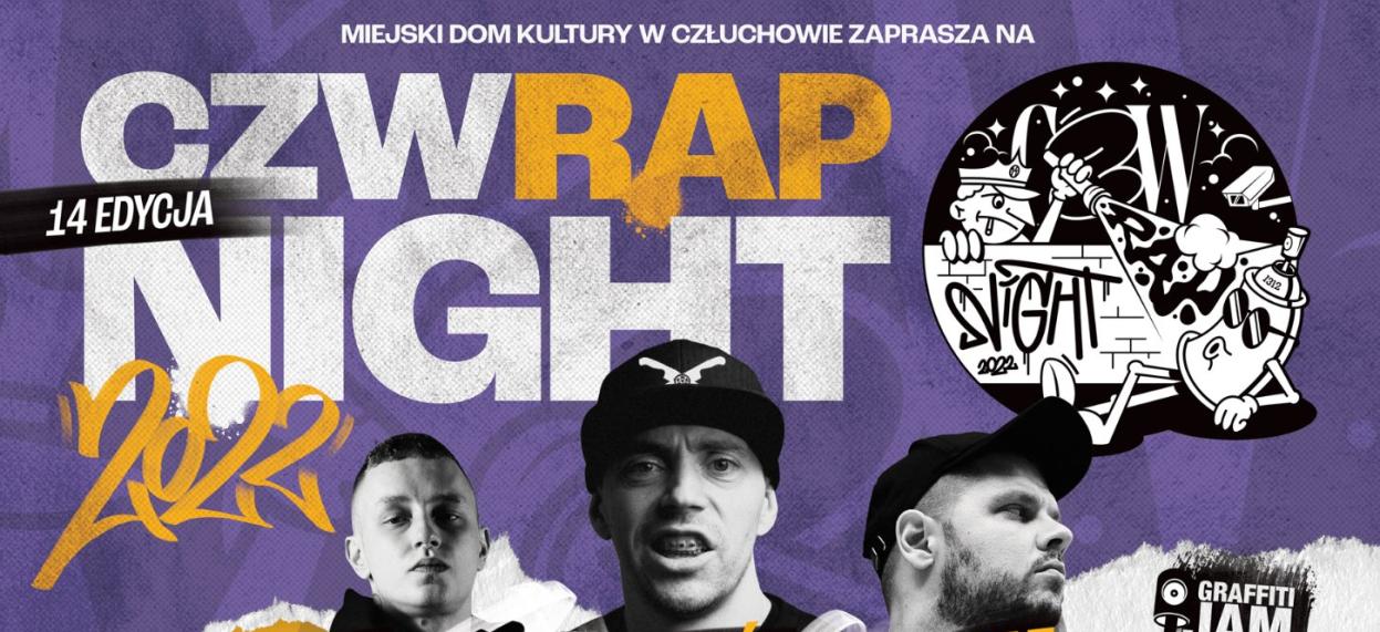 Plakat CZW RAP NIGHT 2022