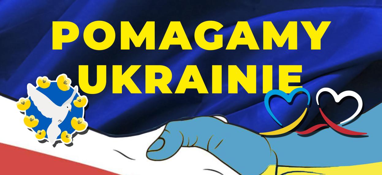 Plakat Pomagamy Ukrainie