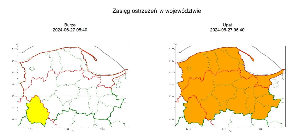 ostrzeżenia meteorologiczne