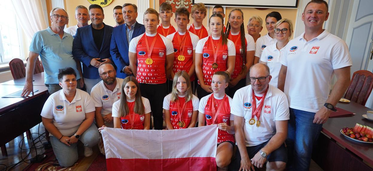 spotkanie mistrzów Europy w ratuszu