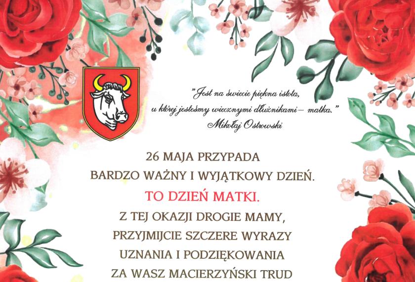 ŻYCZENIA DLA WSZYSTKICH MATEK