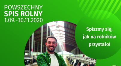 plakat - Powszechny Spis Rolny 2020