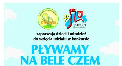 plakat pływamy na bele czem