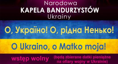 Plakat koncert bandurzysci