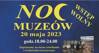 plakat Noc Muzeów 2023