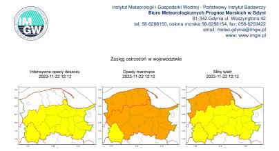 ostrzeżenia meteorologiczne