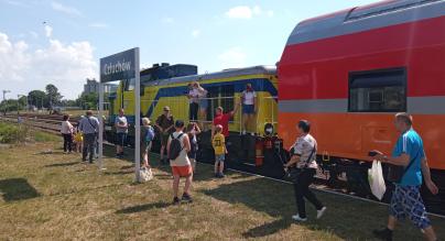 dzień dziecka z pociągiem specjalnym