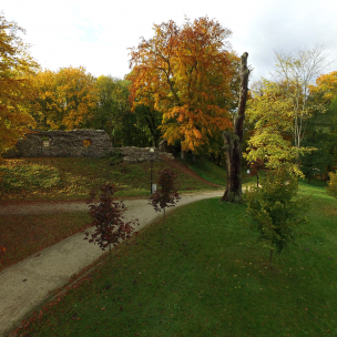 Park jesienią