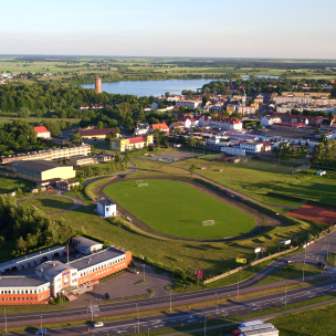 Ośrodek Sportu i Rekreacji z lotu ptaka