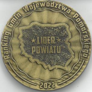 medal w rankingu gmin woj. pomorskiego 2022