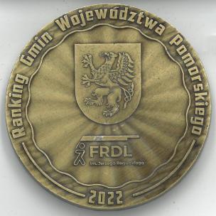 medal w rankingu gmin woj. pomorskiego 2022