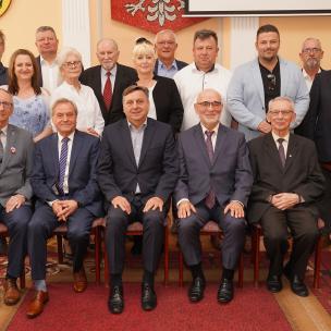 skład rady miejskiej na zakończenie kadencji 2018-24