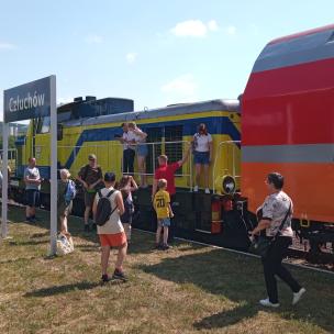 DZIEŃ DZIECKA NA DWORCU W CZŁUCHOWIE