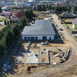 TRWA BUDOWA CENTRUM OPIEKUŃCZO–MIESZKALNEGO